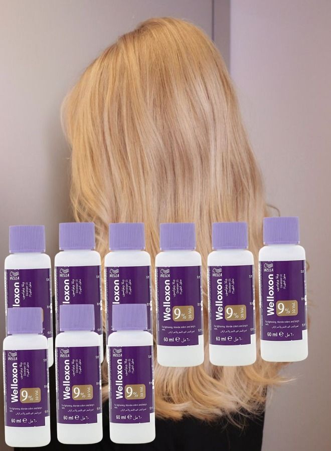 Wella -9 PIECES  Welloxon Herbal Blonde Color 9% 60ml