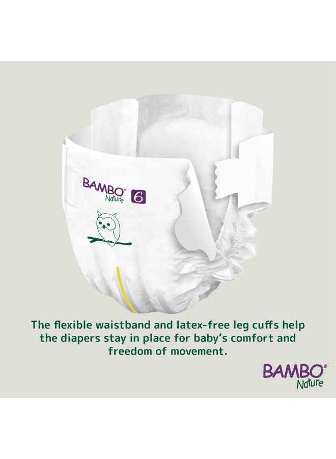 BAMBO NATURE حفاضات صديقة للبيئة حجم 6، 16+ كجم، (40 حفاضة) عبوة طويلة - Image 2