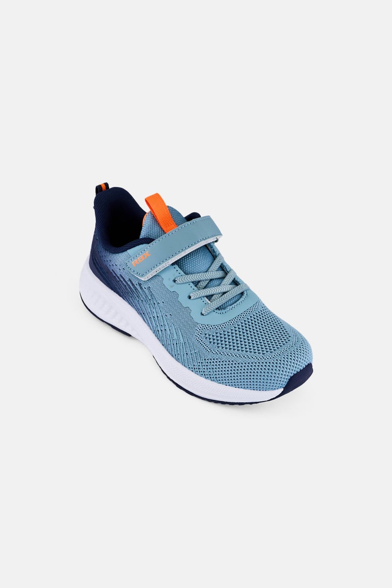 RBX Toddlers Boy Velcro Closure Outdoor Shoes, Slate Blue - Image 1