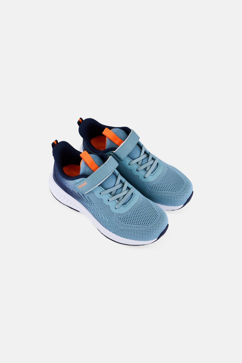 RBX Toddlers Boy Velcro Closure Outdoor Shoes, Slate Blue - Image 4