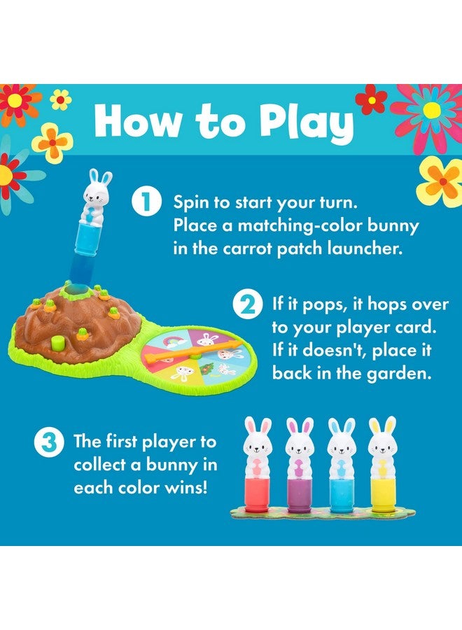 Educational Insights Pop Pop Bunny Hop - Memory & Color Matching Game for 2-4 Players, Preschool Learning Game, Gift for Ages 3+ - Image 4