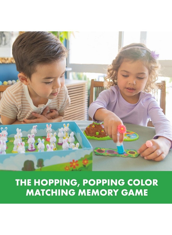 Educational Insights Pop Pop Bunny Hop - Memory & Color Matching Game for 2-4 Players, Preschool Learning Game, Gift for Ages 3+ - Image 2