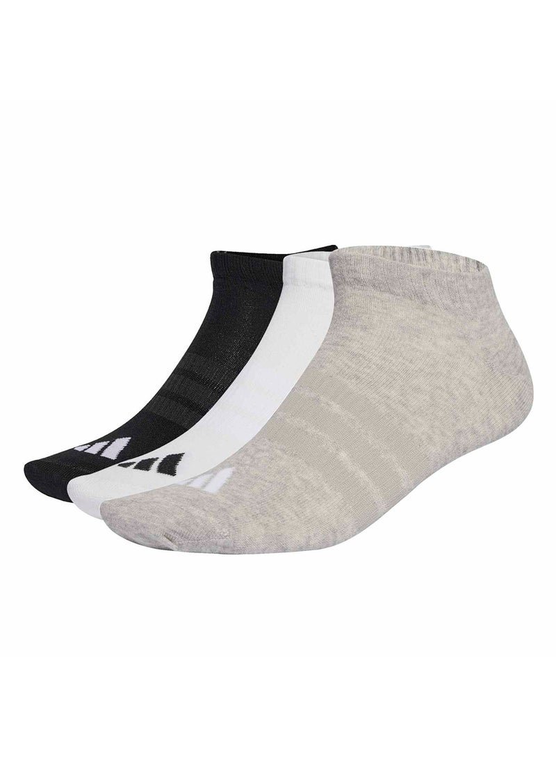 Adidas Thin&Light Essentials Low Cut Socks 3 Pair Pack - Image 1