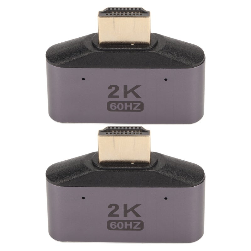 HD Multimedia Interface Male to Dual Female Adapter 2K 60Hz High Resolution - Gold Plated Connectors Stable Signal Splitter for PCs Laptops HDTVs - Image 2