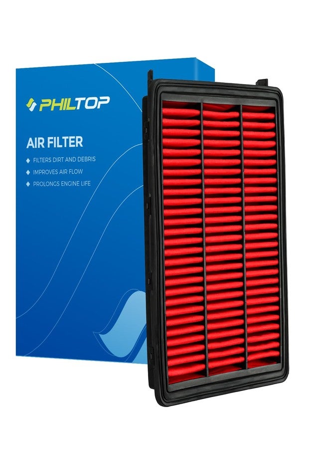 PHILTOP فلتر هواء محرك PHILTOP المُحسّن CA12065 بديل لسيارات هيونداي وكيا - توسان 2016-2021، سبورتاج 2017-2022، سعة 1.6 لتر، 2.0 لتر، 2.4 لتر - Image 1