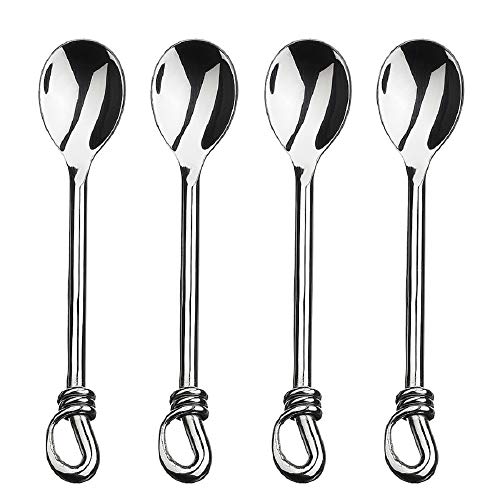 Gourmet Settings Twist 5-1/2" Mini / Demitassse Spoons (Set of 4) - Image 1
