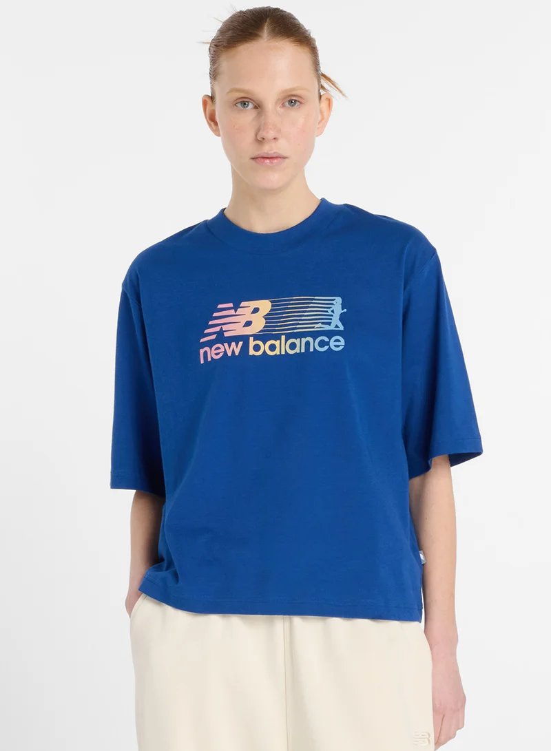 نيو بالانس Gradient Runner T-Shirt