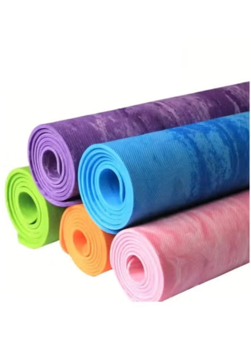 Spall Camouflage Design 6mm Yoga Mat | Non-Slip, Durable & Comfortable Exercise Mat for Yoga, Pilates, Stretching & Home Fitness Workouts - Image 5