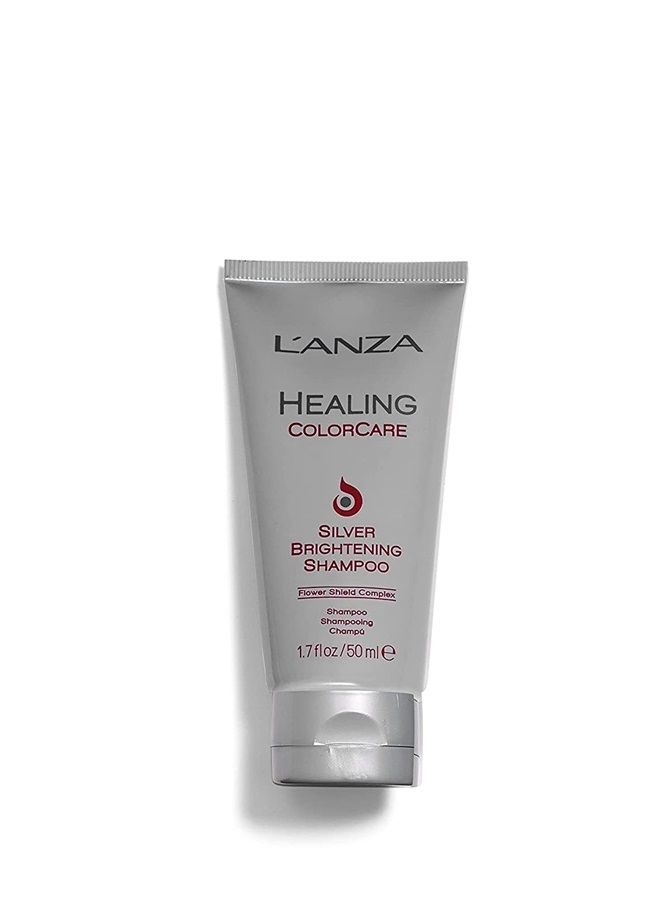 L'anza Healing Colorcare Silver Brightening Shampoo, 1.7 Fl Oz (Pack of 1) - Image 1