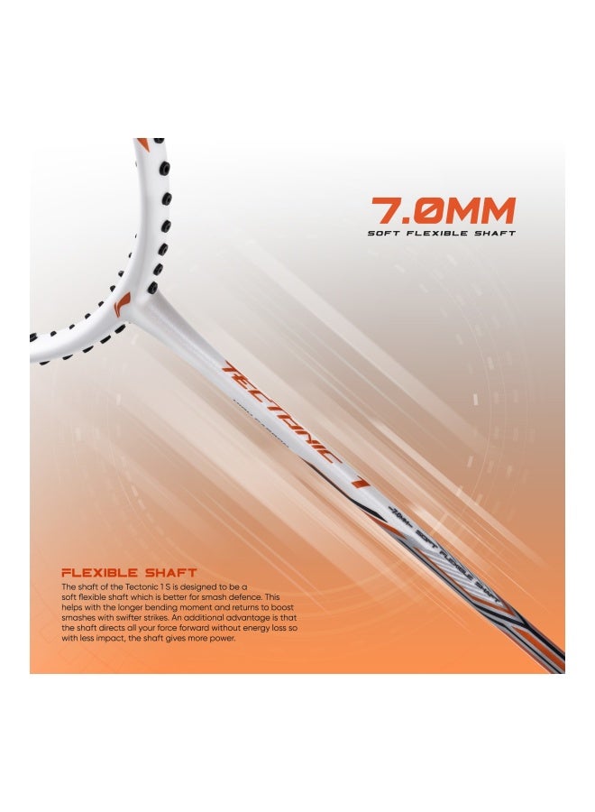Li-Ning Li-Ning Super Series SS100 Carbon Graphite Badminton Racket Strung with Full Racket Cover Black/Fuchsia - Image 2
