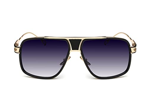 Gobiger Aviator Sunglasses for Men 100% UV Protection Goggle Alloy Frame with Case… - Image 3