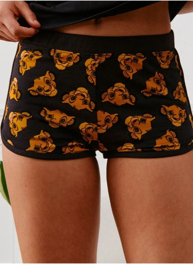 UNDIZ Lion king fleece shorts