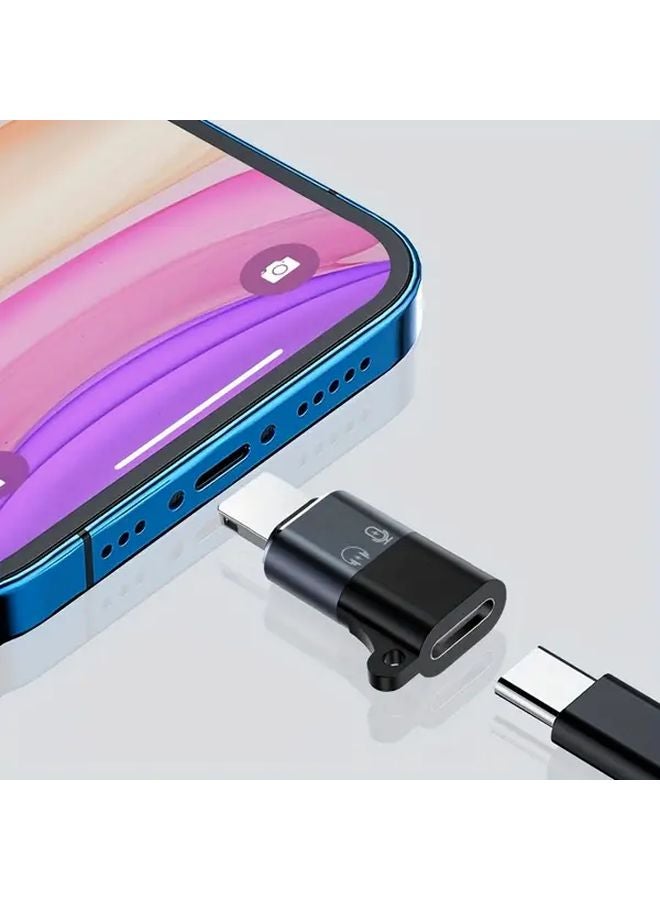 Type C Female To Lightning Adapter For iPhone Charging Data Transfer Music Playback - Image 4
