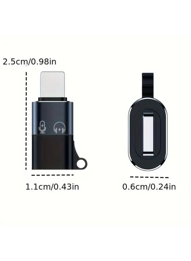 Type C Female To Lightning Adapter For iPhone Charging Data Transfer Music Playback - Image 3