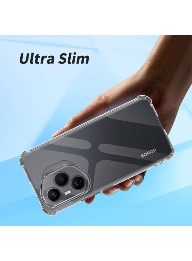 جراب شفاف مقاوم للصدمات من مادة TPU للهاتف المحمول، جراب واقٍ رفيع من السيليكون الناعم لهاتف Honor 400 Pro - Image 2