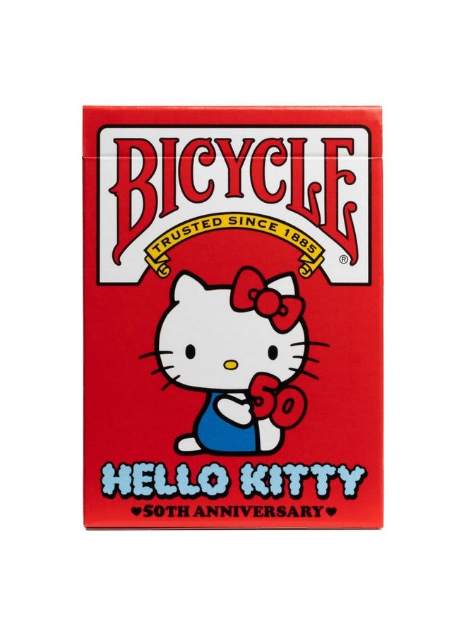 Bicycle بطاقات لعب دراجة هالو كيتي، إصدار محدود بمناسبة الذكرى الخمسين لهالو كيتي، 1 مجموعة - Image 3