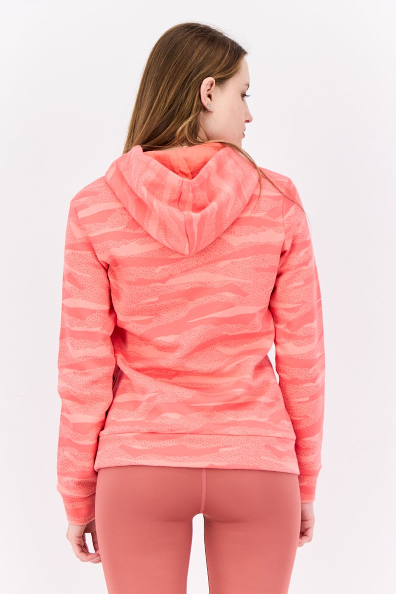 PUMA Women Sportswear Fit Long Sleeve Outdoor Hoodies, Pink  - Image 3