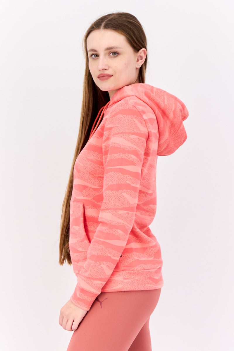 PUMA Women Sportswear Fit Long Sleeve Outdoor Hoodies, Pink  - Image 2