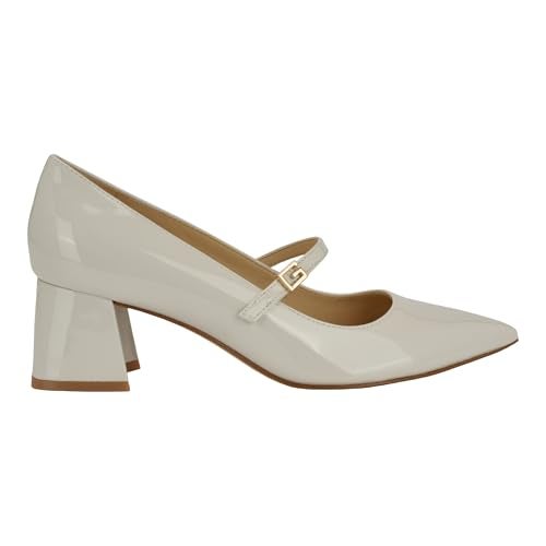 Guess Women's ZANDS Pump, Ivory Patent 150, 10 - Image 5