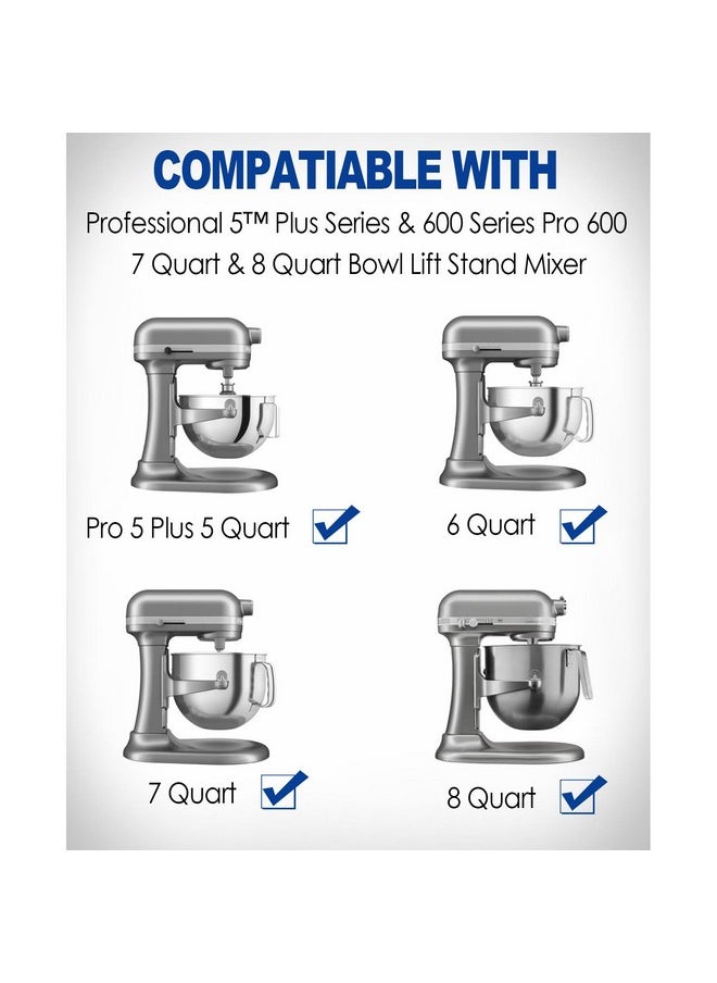 MIMORE Mixer Slider Mat For Kitchenaid Stand Mixer 6 Qt Professional 5-8 Qt Bowl Lift, Pro Line 7 Qt Stand Mixer Slider Compatible With Kitchenaid Mixer Accessories 5.5 Qt Pro 5 Plus  - Image 5