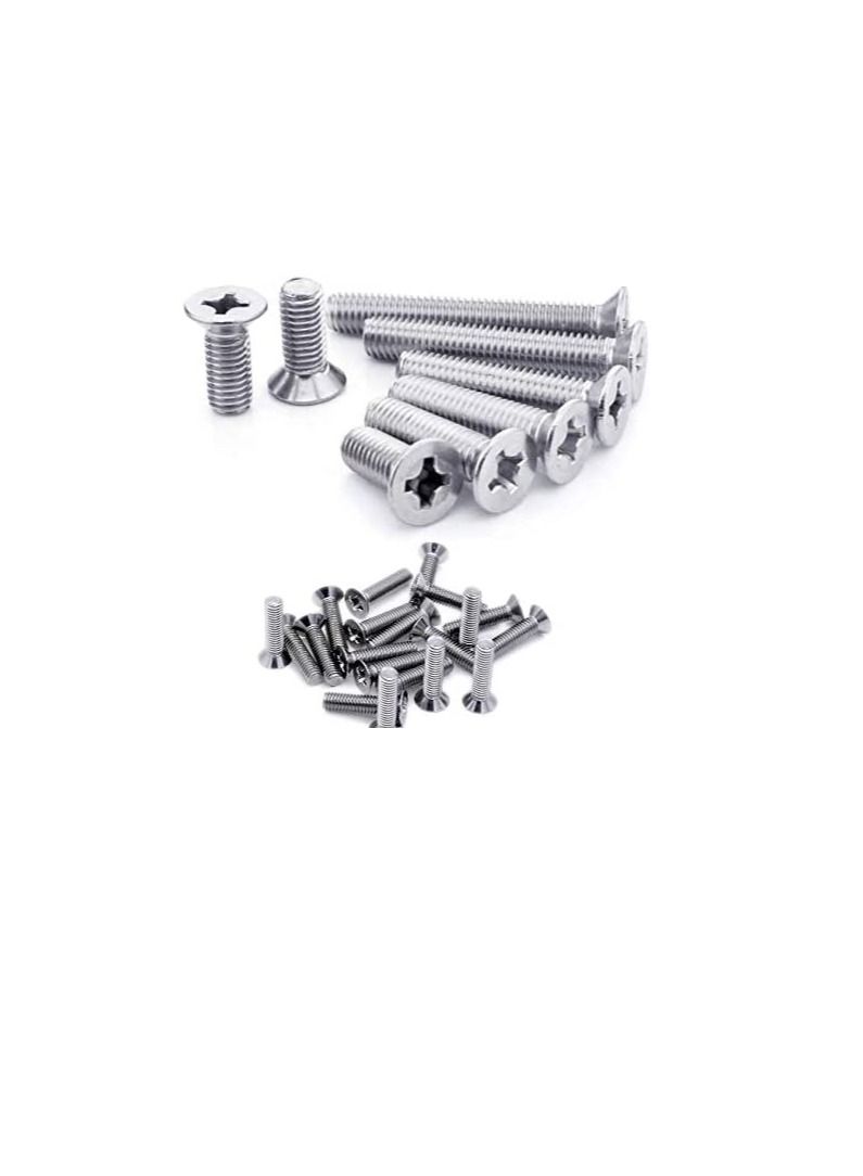 Machine Screw CSK Philip & Countersunk Head for DIY Electrical & Kitchen Furniture Pull Cabinet Door Handles - Image 1
