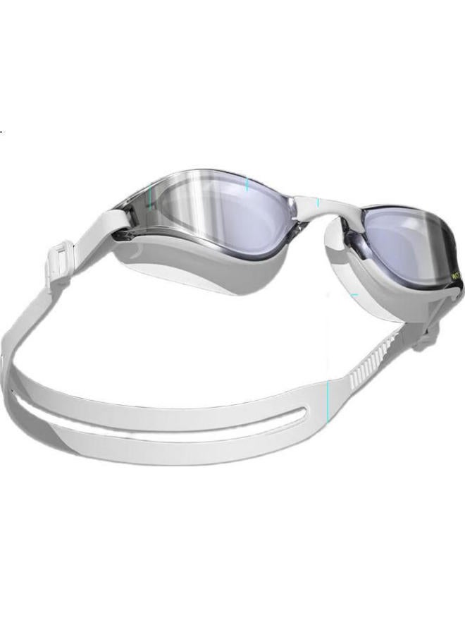 WATERTIME / Shuichuan Swimming Goggles, Anti-Fog, Waterproof, Large Frame, High Definition, Professional Swim Glasses For Men And Women, White, 300 Degrees - Image 2