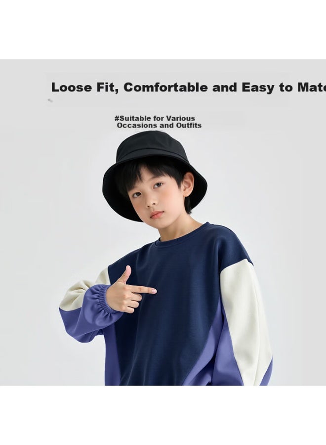 Marcolor Girls' Sweatshirt Spring Autumn  New Colorblock Stylish Big Kids Top Trendy Children's Fall Clothing - Image 2