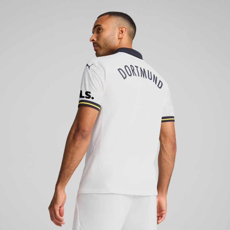 PUMA Borussia Dortmund 24/25 Third Mens White Jersey - Image 4