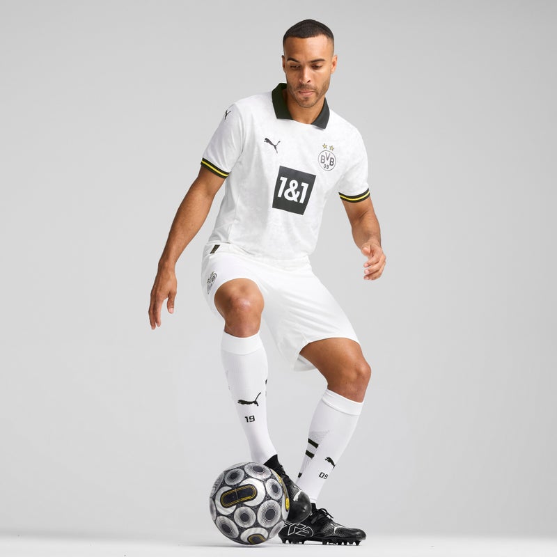 PUMA Borussia Dortmund 24/25 Third Mens White Jersey - Image 3