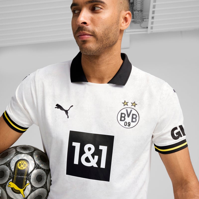 PUMA Borussia Dortmund 24/25 Third Mens White Jersey - Image 5