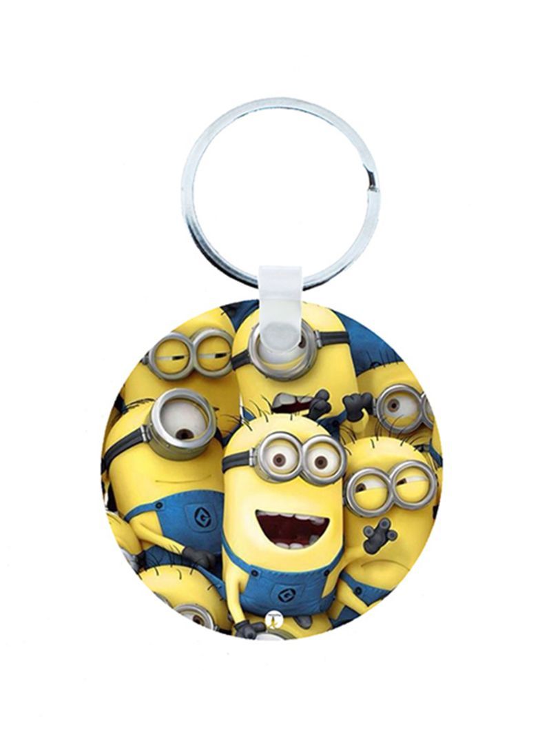 RKN The Minions Wooden Keychain