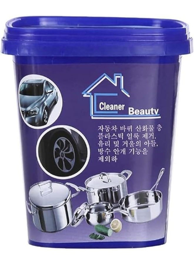 منظف متعدد الاستخدامات | معجون تنظيف لإزالة الدهون والبقع بدون خدش لستانلس ستيل وأواني المطبخ والبوتاجاز والسيراميك والحمام وجنوط السيارة - Image 1