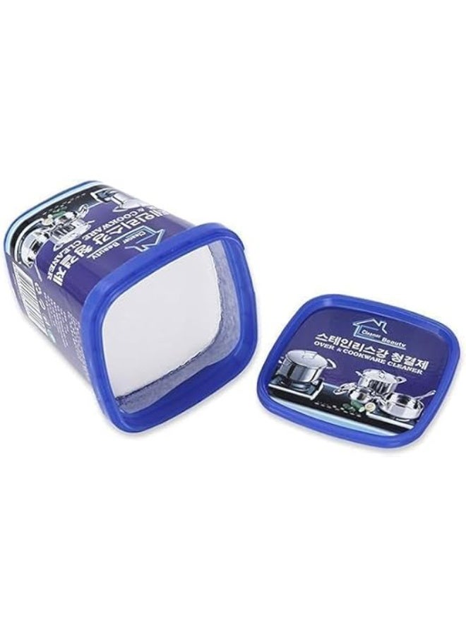 منظف متعدد الاستخدامات | معجون تنظيف لإزالة الدهون والبقع بدون خدش لستانلس ستيل وأواني المطبخ والبوتاجاز والسيراميك والحمام وجنوط السيارة - Image 5