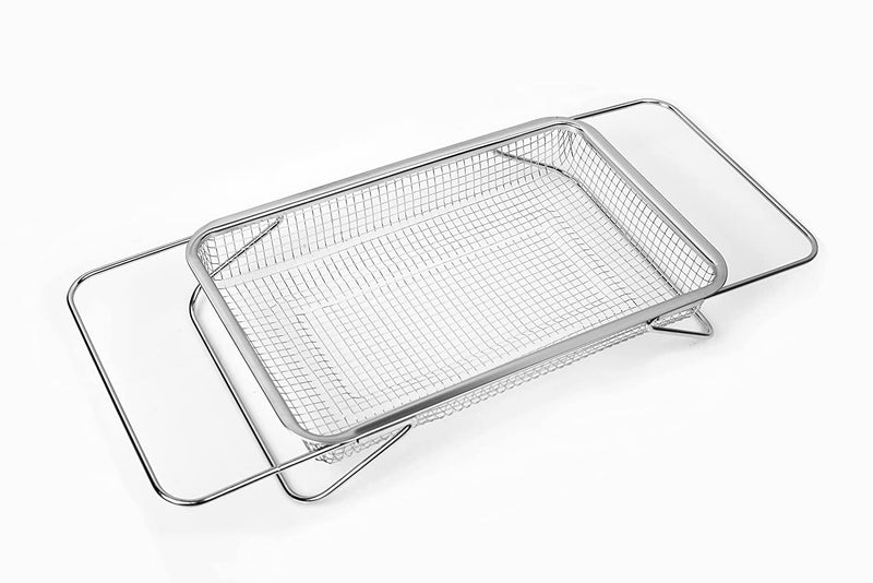 DIKPUL GROUP Kitchen Stainless Steel Over The Sink Colander Sink Washing Basket for Kitchen Expandable Strainer Basket Colander with Mesh for Kitchen Sink Strain Drain Rinse - Image 1