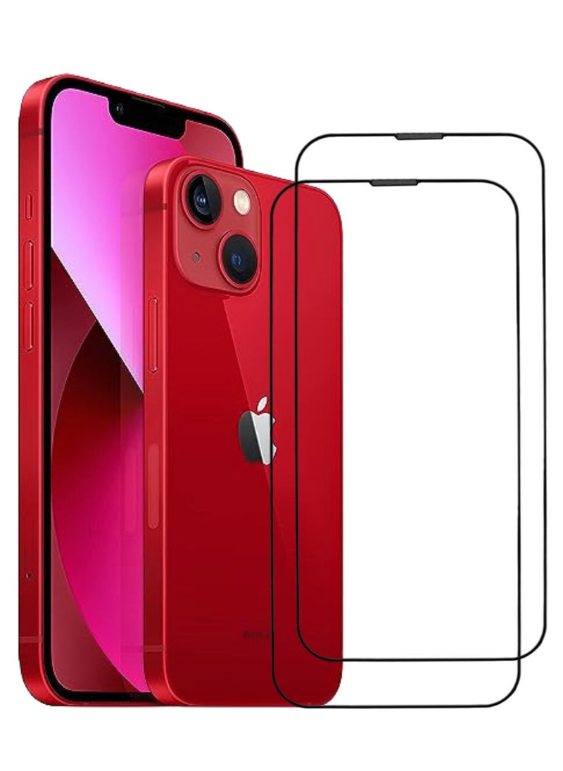 ACLIX 2 Pieces Antistatic ESD Dustproof Premium Quality High Definition Tempered Glass Screen Protector Designed For  iPhone 13 - Image 1