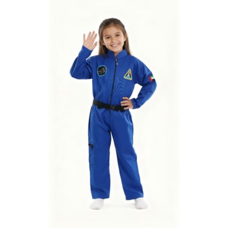 UAE Astronaut Space Explorer Uniform Clothing Set Blue One-Piece Jumpsuit - Image 5