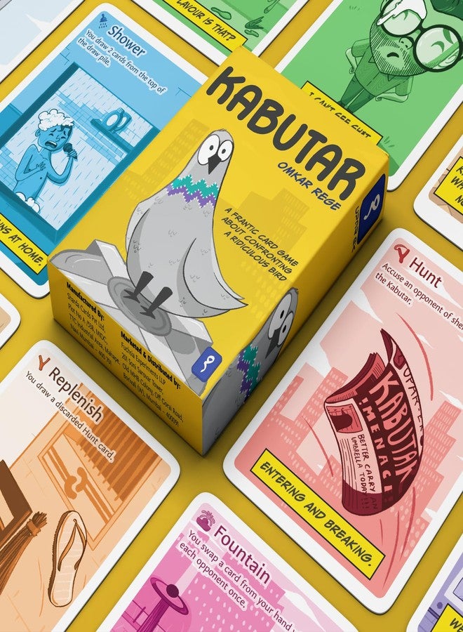 Upar Ek UPAREK Kabutar | Fast-Paced Card Game, Fun Strategy Party Game for Adults, Teens, Family & Friend Gatherings | Engaging 15 Minute Rounds, Easy Rules, Portable for Travel, 3-6 Players - Image 2