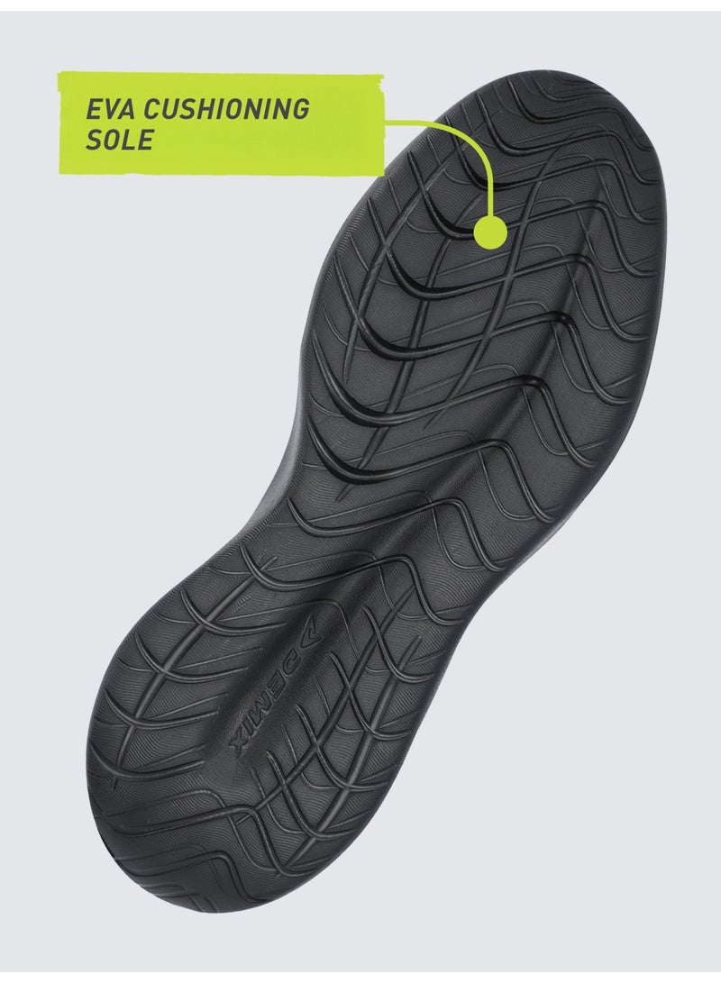 Demix Women’s Running Shoes Turbo W Black – Lightweight Sneakers with Breathable Mesh Upper & Shock-Absorbing EVA Foam Sole - Image 3