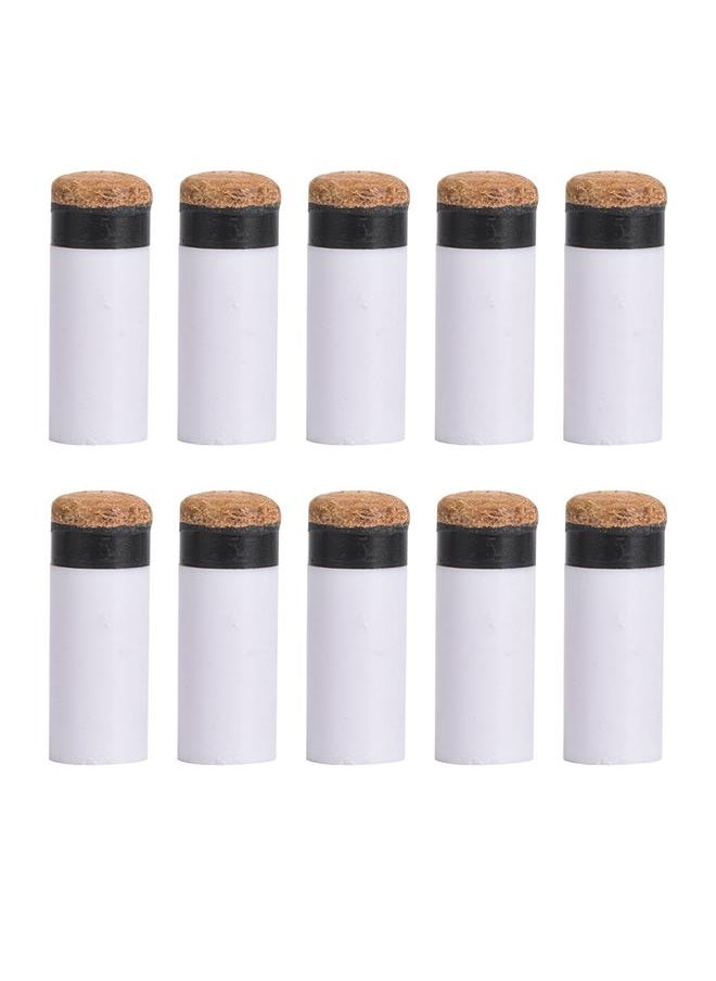 Thoraya 10PCS Snooker Pool Cue Pole Tip Billiards Rod Stick Replacement Parts Repair Tool Supplies Accessories13mm  - Image 3