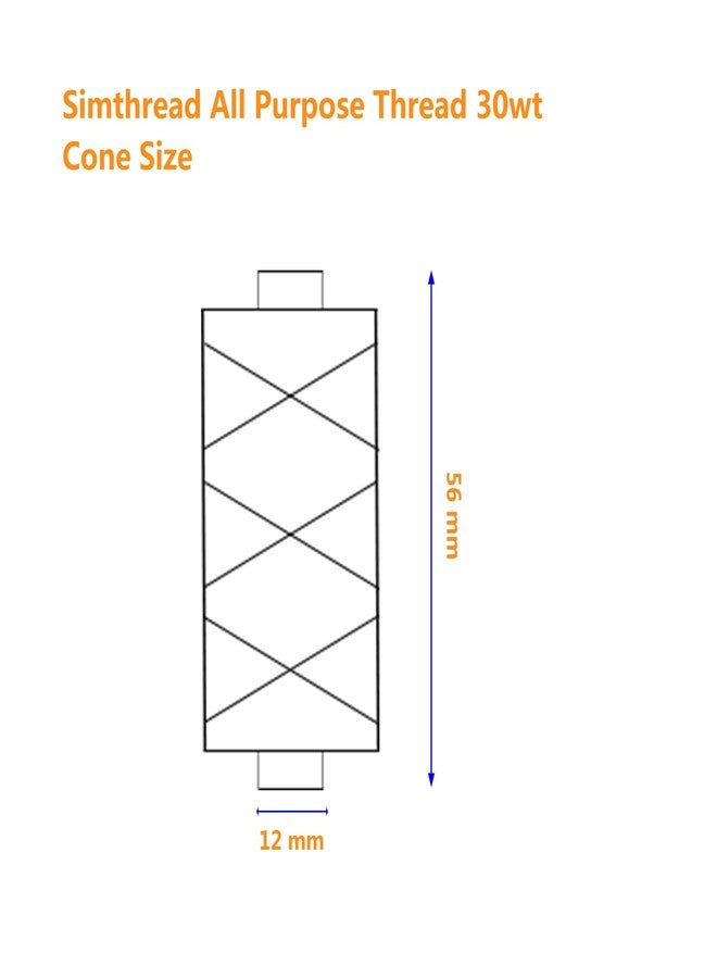 سيمثريد خيط متعدد الاستخدامات من سيمثريد، بوليستر 400 ياردة - Image 2