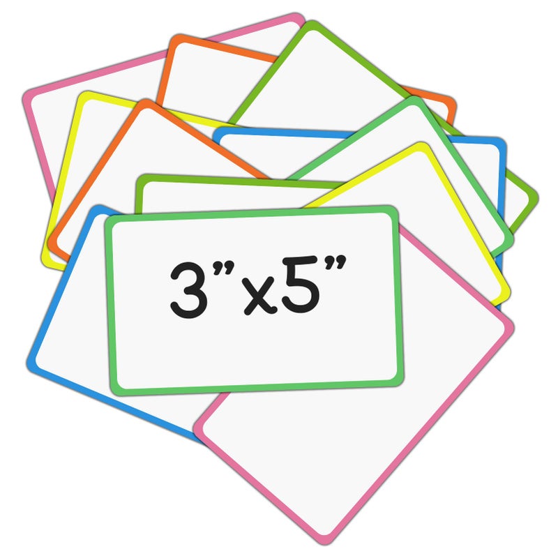 JINGZHAN 12 Pack Magnetic Dry Erase Labels 3x5 Inches - Reusable Magnetic Name Tags & Mini Dry Erase Board for Refrigerator, Classroom, Office - Eco-Friendly Whiteboard Labels for Notes, Lists, Organizing - Image 1