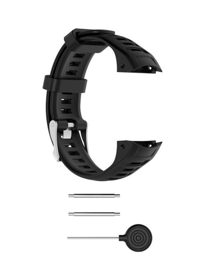 NIBEMINENT For Garmin Instinct Silicone Replacement Wrist Strap Watchband Black - Image 4