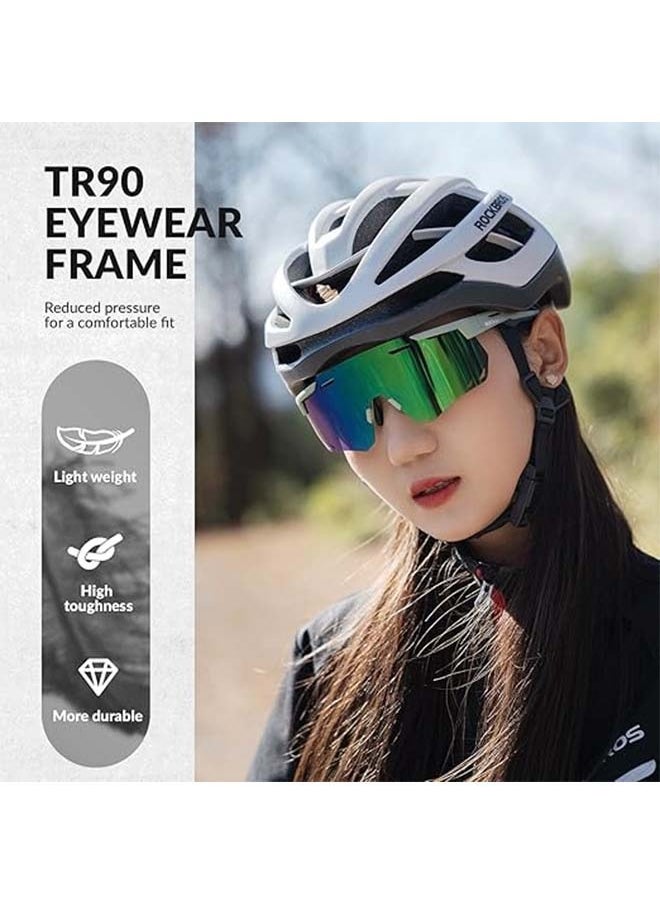 Rockbros Cycling Glasses, Photochromic Sports Sunglasses For Men Woman, Uv Protection Biking Sunglasses  - Image 2