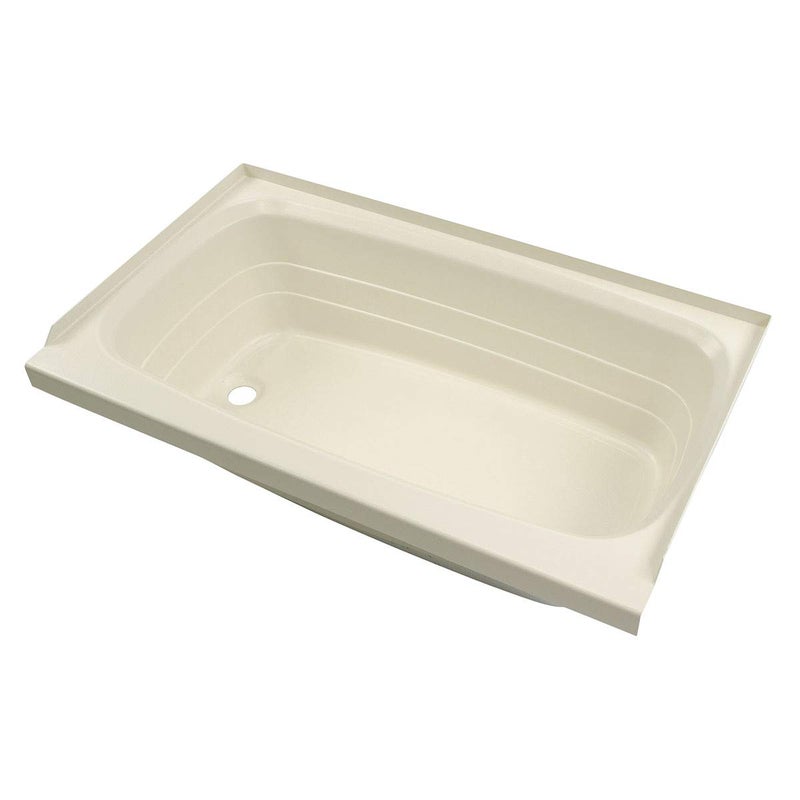 Lippert Components Lippert Replacement 24" x 40" Parchment Bathtub with Left Drain, Scratch-Resistant ABS Acrylic for RVs, Travel Trailers, 5th Wheels, Motorhomes - P2440LHSPK - Image 5