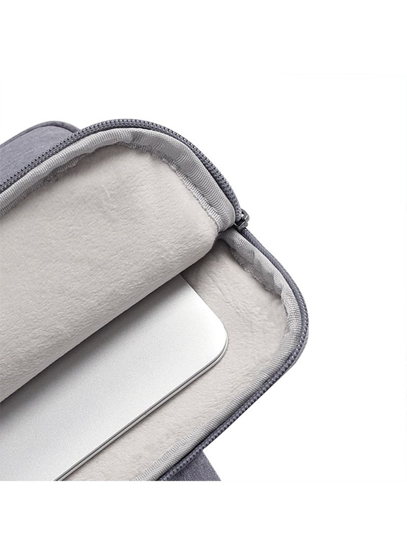 13 Inch Tablet Sleeve Bag Carrying Case iPad Pro (6th/5th/4th/3rd Gen) 13" Surface Pro 9/8/X Protective Bag with Pocket Gray - Image 2