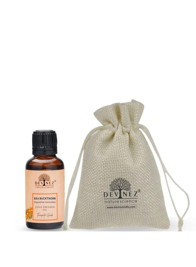 Devinez Sea Buckthorn Cold-Pressed Oil, 15ml 100% Pure, Natural & Undiluted, Calms Irritated Skin, Repairs Damaged Skin, Moisturizes Dry Skin, Soothes Sunburn, Powerful Anti-Aging Properties - Image 1