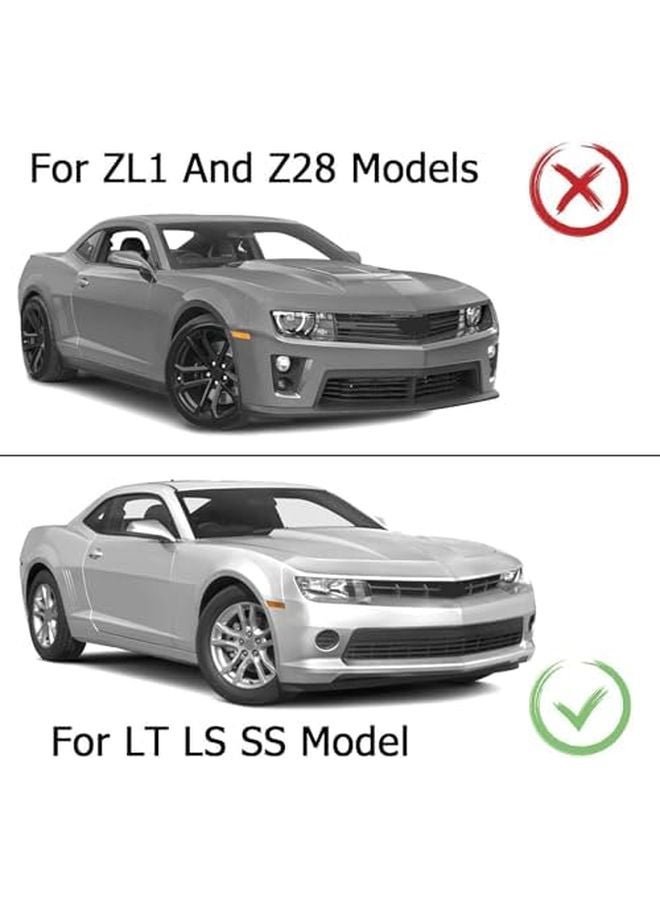 Glossy Black Side Skirts Rocker Panel Guards For 2010 2015 Chevy Camaro LT LS SS - Image 4