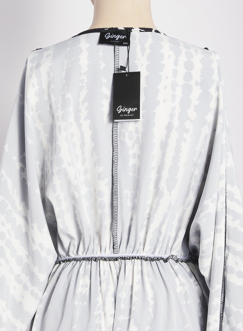 جينجر بلس فستان   أحادي اللون واسع - Image 2