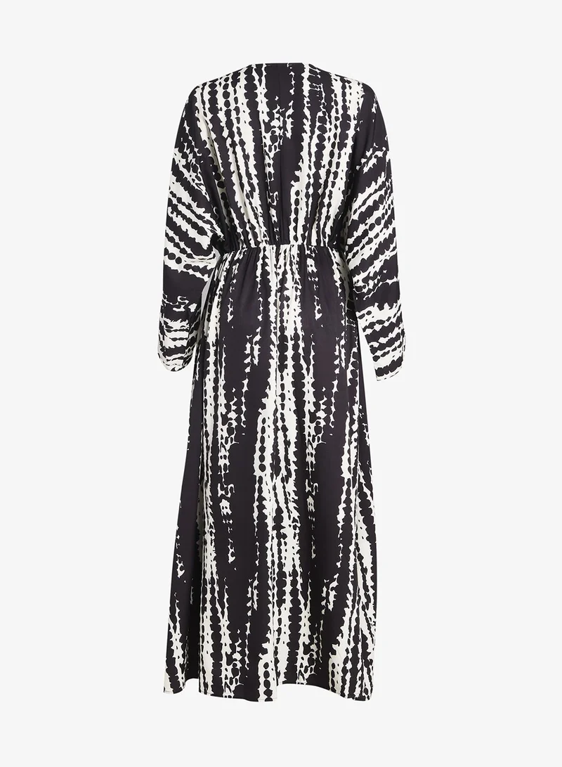 Ginger Plus Monochrome A Line Volume Dress