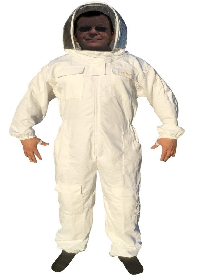 Bee Smart 400 Bee Keeping Suit with Fencing hat/Veil - Size X Large - Image 2